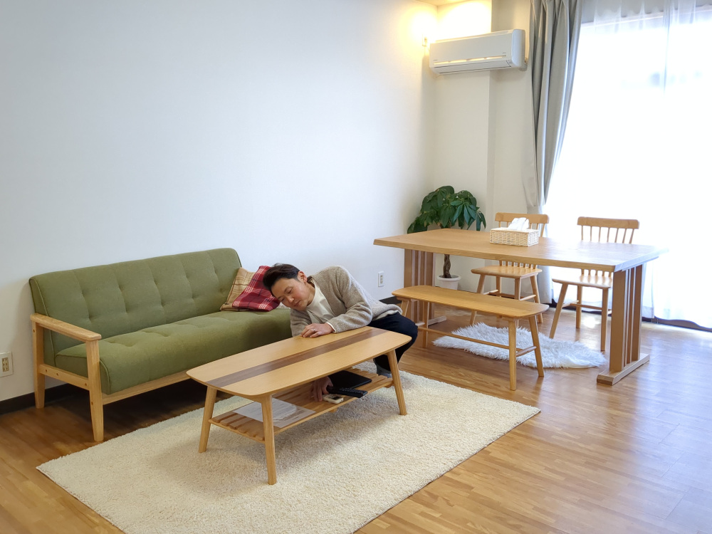 リビングと寝室のあるツインルームは、ご家族にもおすすめ