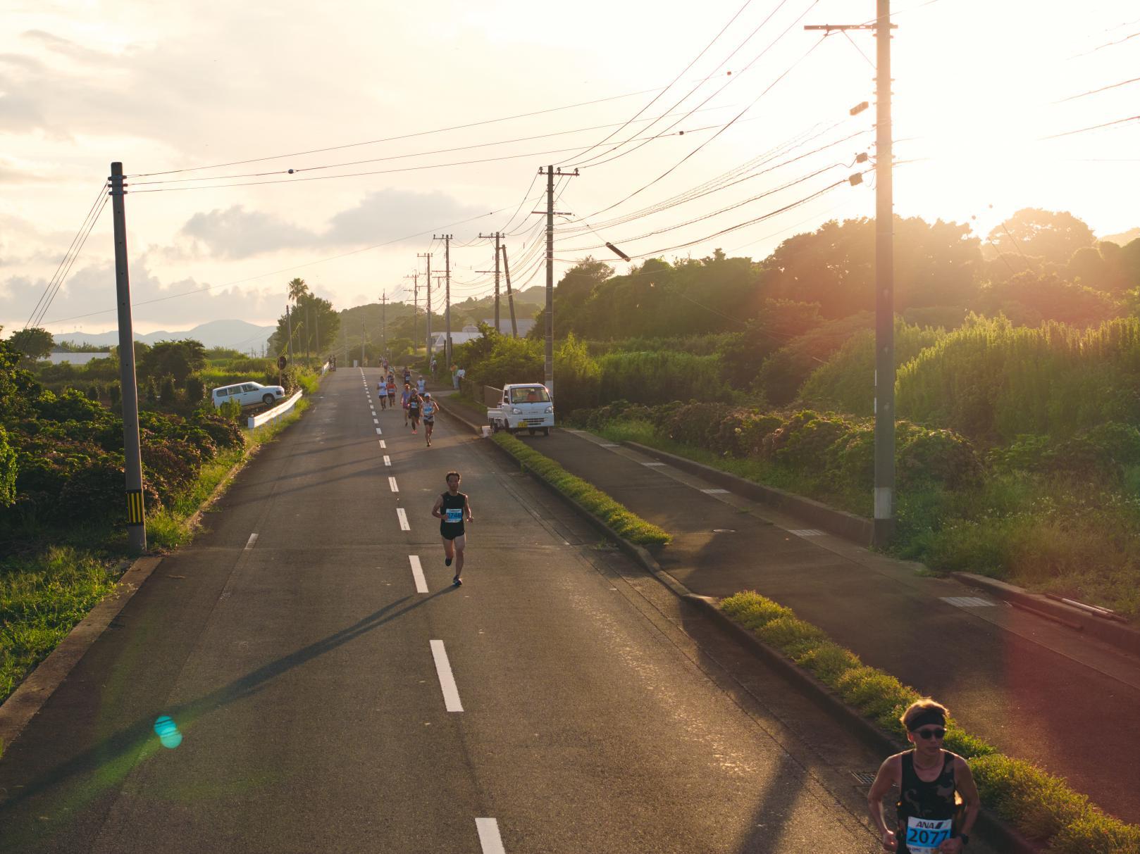 五島列島夕やけマラソン大会-1