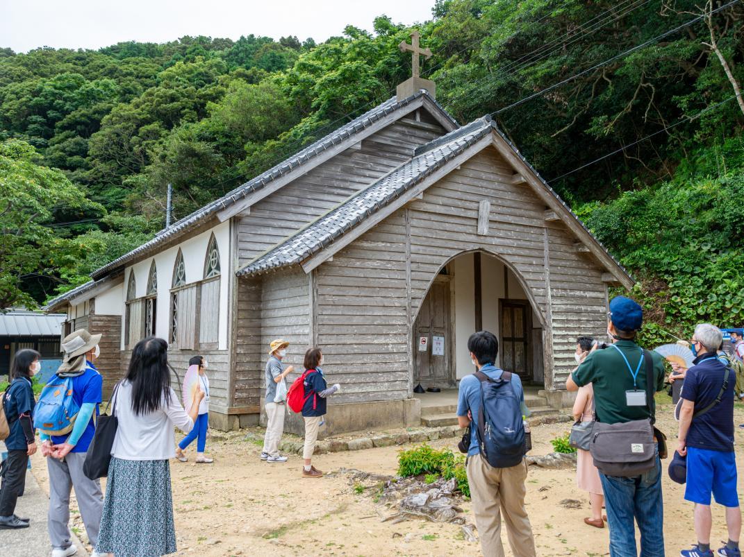 Start from Fukue Port! World Heritage one-day tour with guide-0