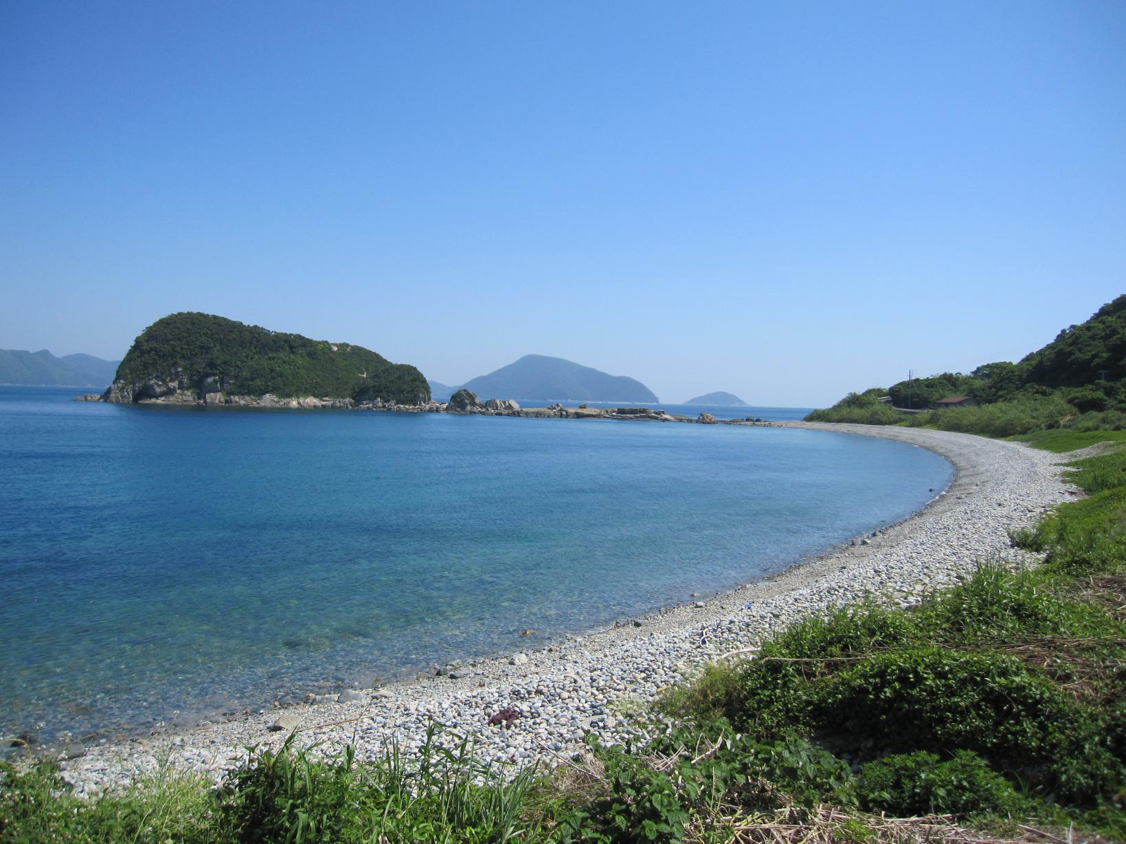 舅ケ島（しゅうとがしま）水浴場-0