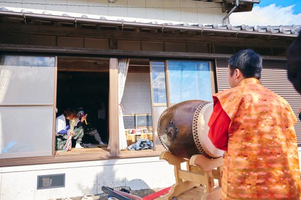 貝津の獅子こま舞（県指定無形民俗文化財）-6