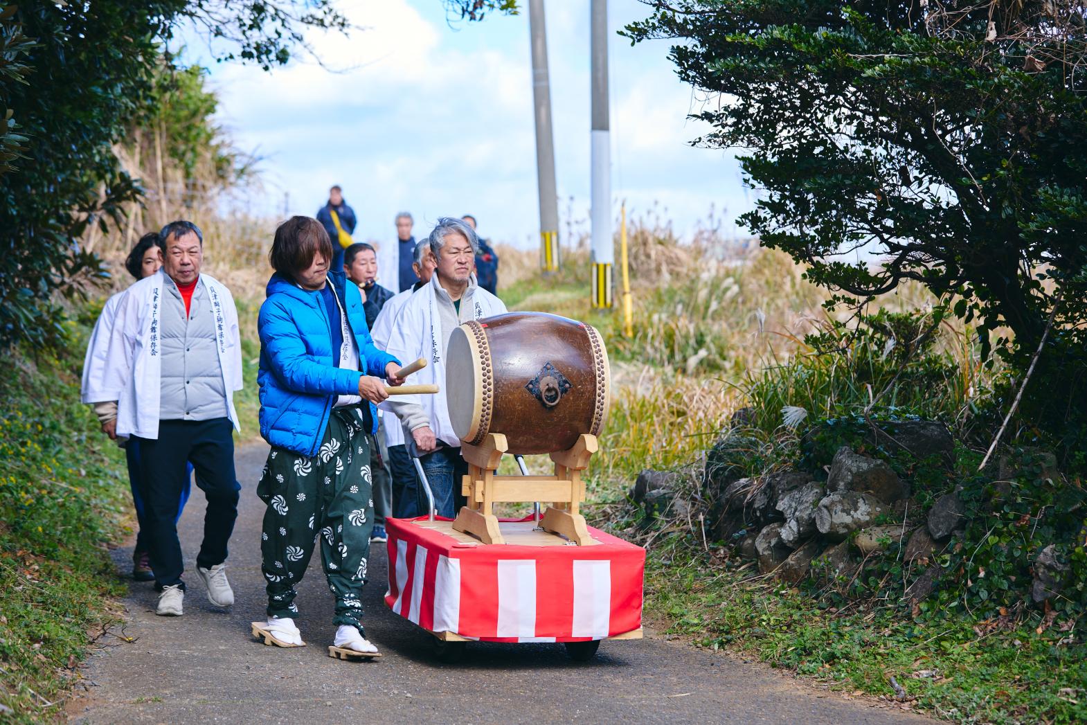 貝津の獅子こま舞（県指定無形民俗文化財）-8