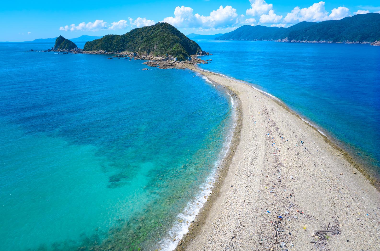 前島のトンボロ-6