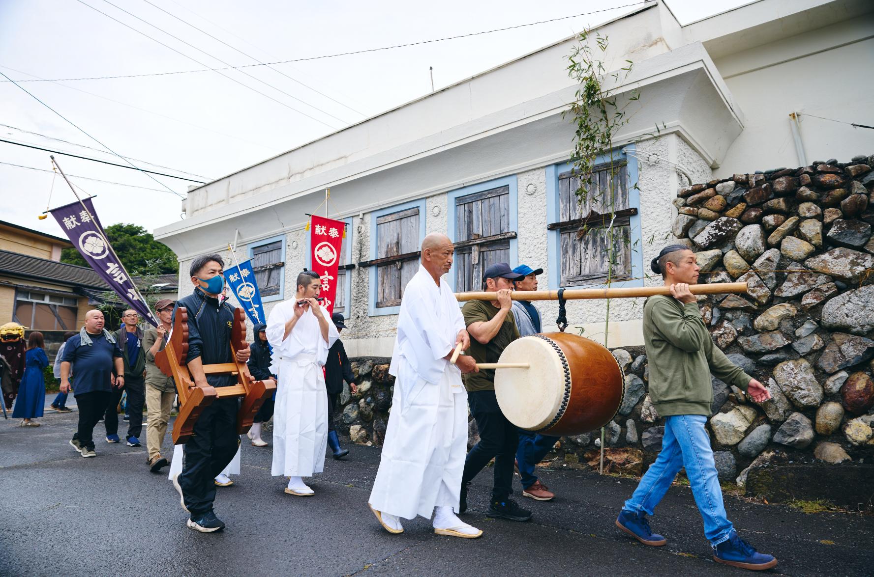 大宝郷の砂打ち（国選択無形民俗文化財）-3