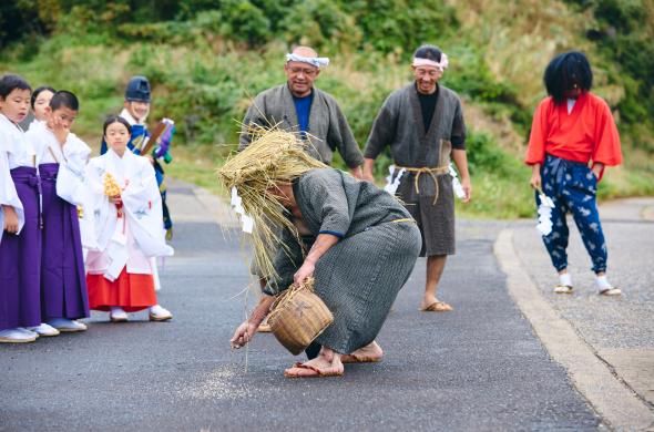 大宝郷の砂打ち（国選択無形民俗文化財）-4