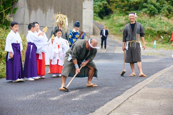 大宝郷の砂打ち（国選択無形民俗文化財）-5