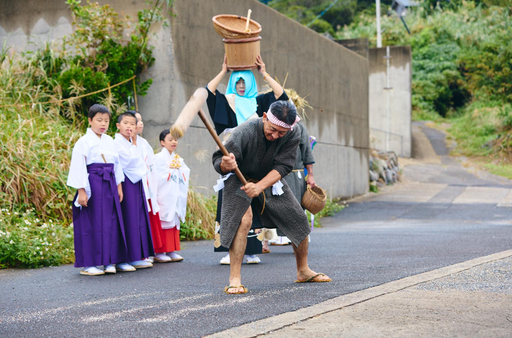 大宝郷の砂打ち（国選択無形民俗文化財）-6