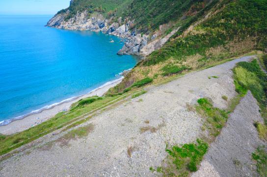 ノコビ浦の防風堤-9