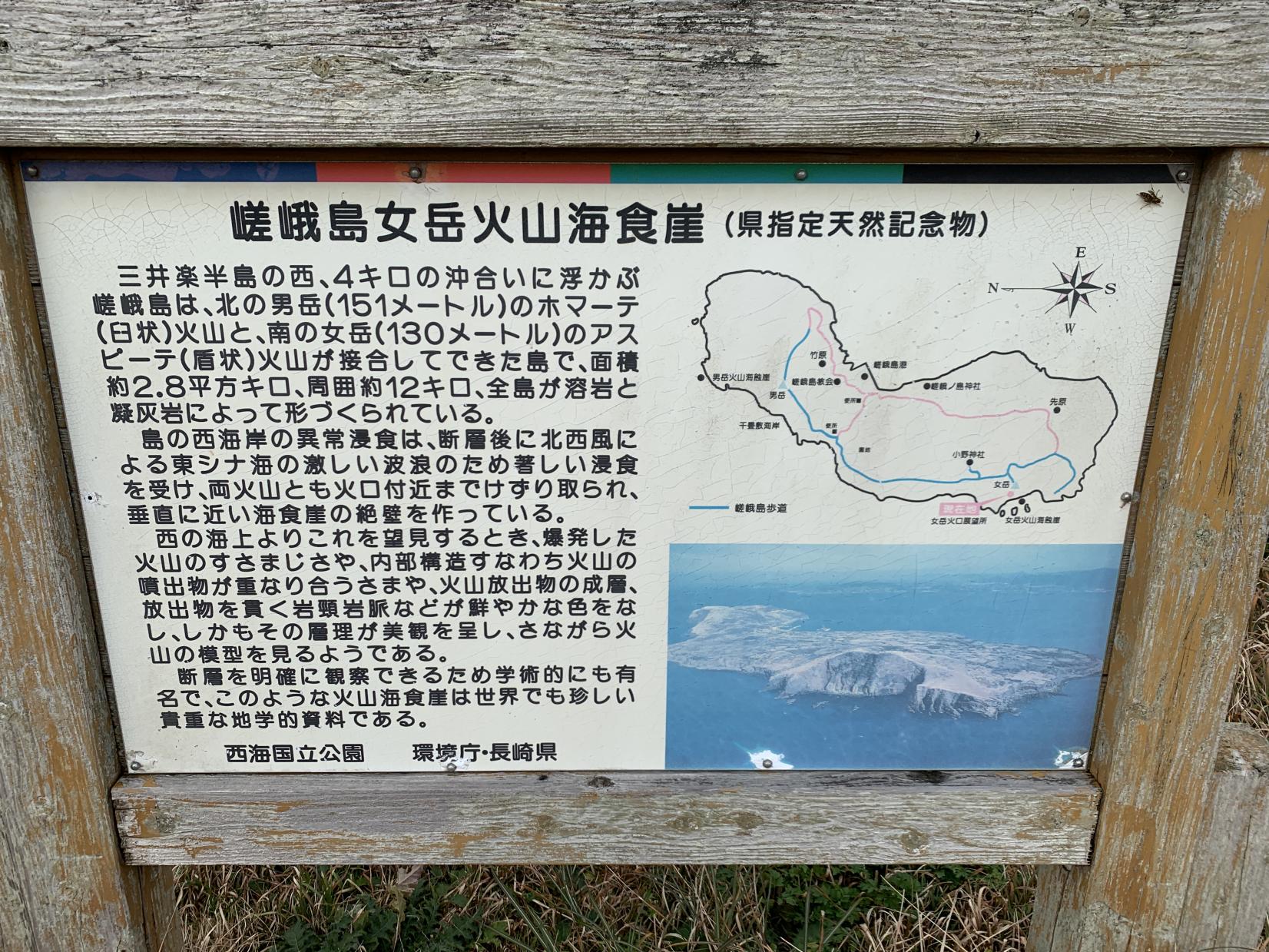 嵯峨島火山海食崖-5