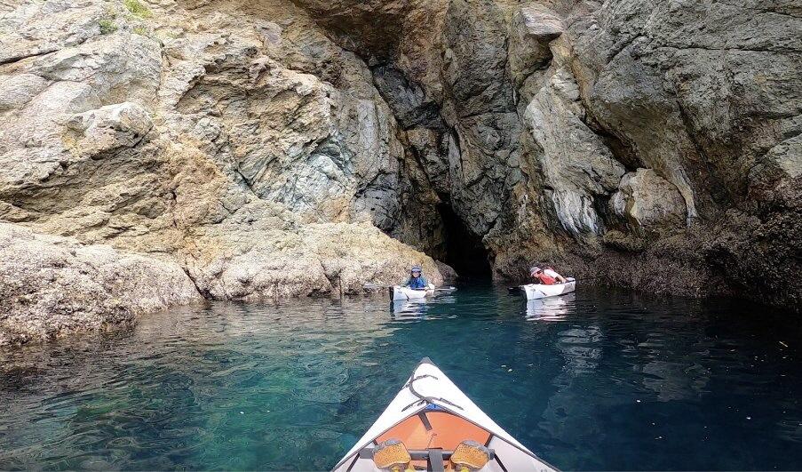 シーカヤックで巡る奈留島「青の洞窟」-2