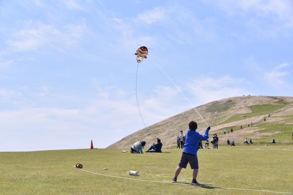 Color your own Baramon Kite-3